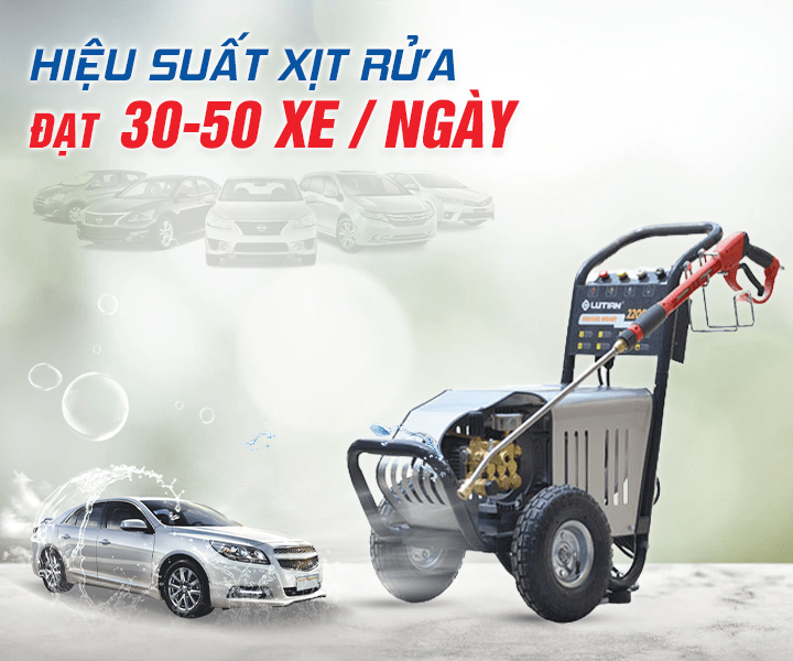 máy rửa xe lutian 3kw