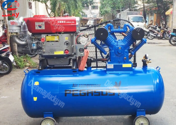 Máy Nén Khí Pegasus Chạy Bằng Dầu Diesel Tm W 1.08 500l(3) Máy Nén Khí Pegasus Chạy Bằng Dầu Diesel Tm W 1.08 500l(3)
