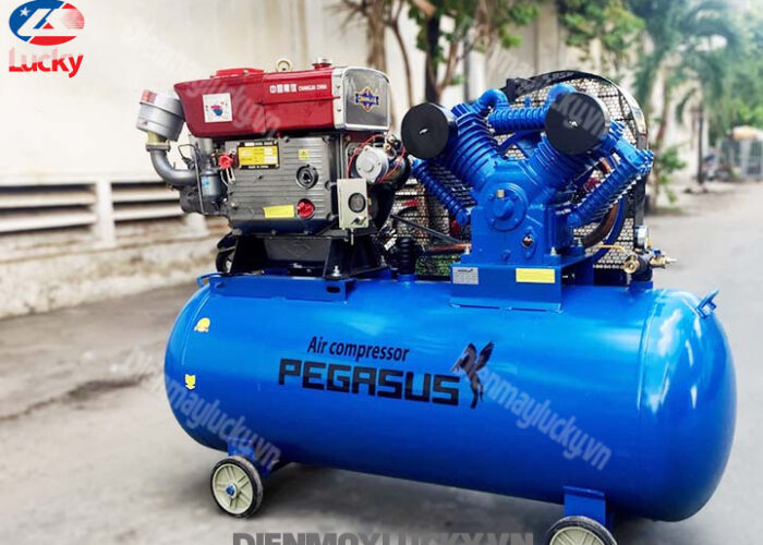 Máy Nén Khí Pegasus Chạy Bằng Dầu Diesel Tm W 2.08 500l(4) Máy Nén Khí Pegasus Chạy Bằng Dầu Diesel Tm W 2.08 500l(4)