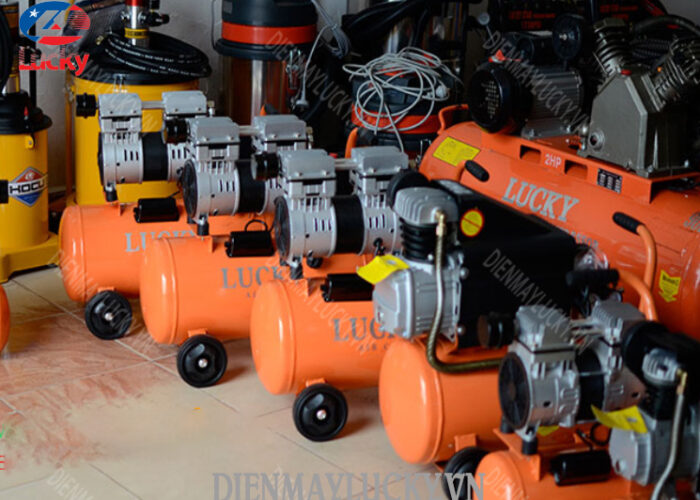 Máy Nén Khí Không Dầu Lucky 9l 0.75hp (3) Máy Nén Khí Không Dầu Lucky 9l 0.75hp (3)