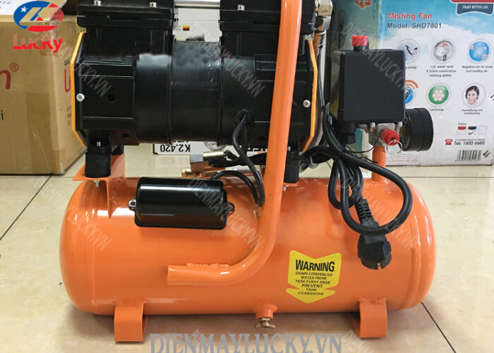 Máy Nén Khí Không Dầu Lucky 9l 0.75hp (5) Máy Nén Khí Không Dầu Lucky 9l 0.75hp (5)