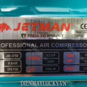Máy Nén Khí Mini Có Dầu Jetman 3.5hp 50lít Jm4750 1 Tụ (2) Min