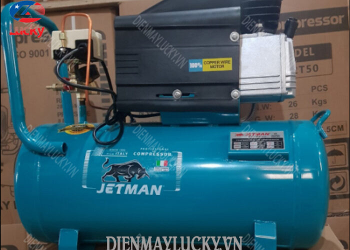 Máy Nén Khí Mini Có Dầu Jetman 5hp 50lít Jm2t50 2 Tụ (7) Máy Nén Khí Mini Có Dầu Jetman 5hp 50lít Jm2t50 2 Tụ (7)