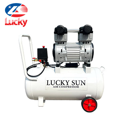 Máy nén khí không dầu 50 lít 1 đầu Lucky Sun