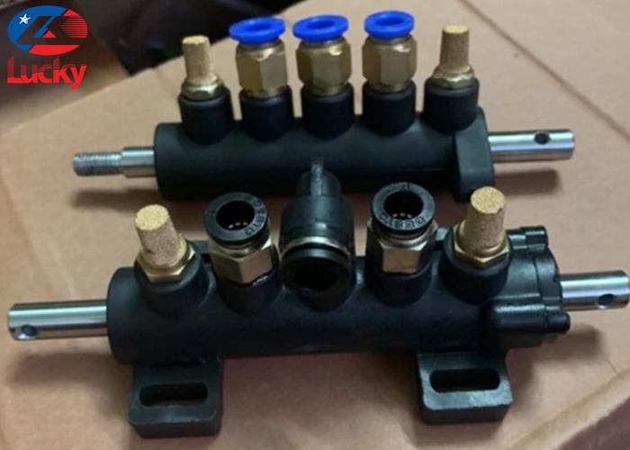 Van chia hơi máy ra vào lốp chân treo