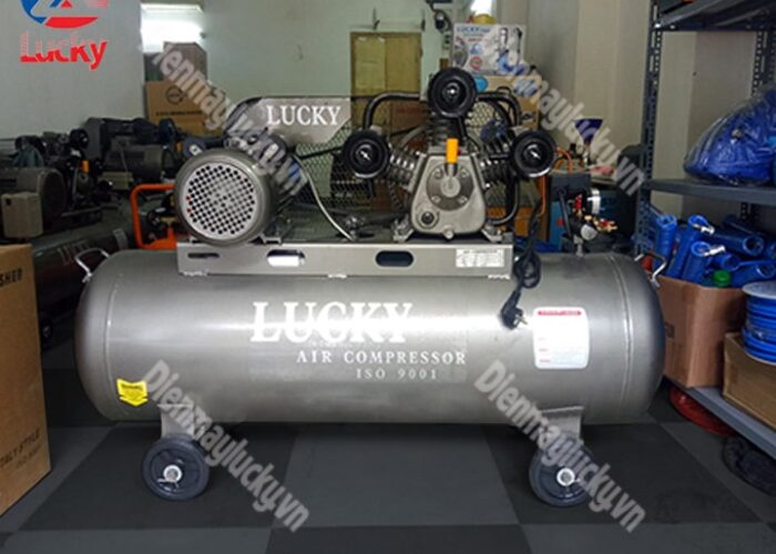Máy Nén Khí Công Nghiệp Lucky 150 LÍt 4hp220v (1) Min Máy Nén Khí Công Nghiệp Lucky 150 LÍt 4hp220v (1) Min