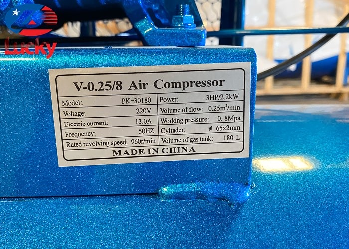 Máy nén khí Puma 3hp 180 lít PK-30180