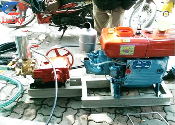Máy rửa xe dây đai chạy dầu Diesel 7.5kW