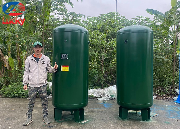 Bình chứa khí nén 1000 lít áp suất 12 bar