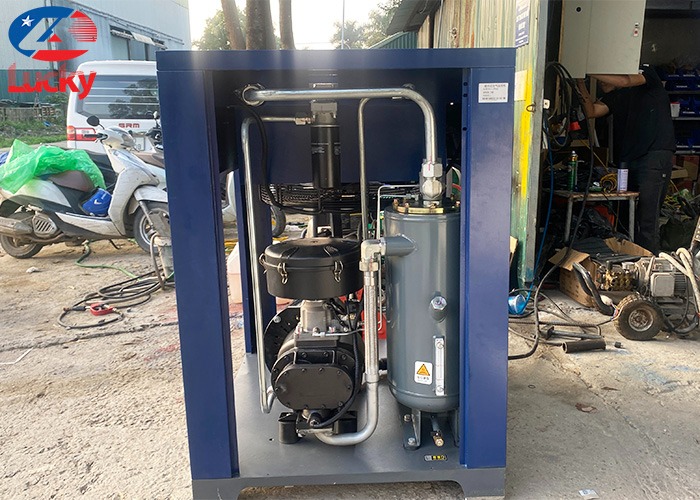Máy nén khí trục vít biến tần 50HP 12 bar Lucky Máy nén khí trục vít biến tần 50HP 12 bar Lucky