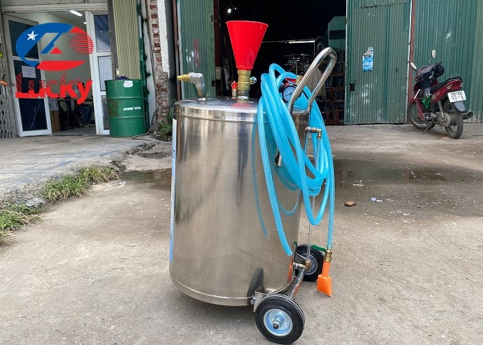 Bình bọt tuyết 40 lít inox 304 Lucky