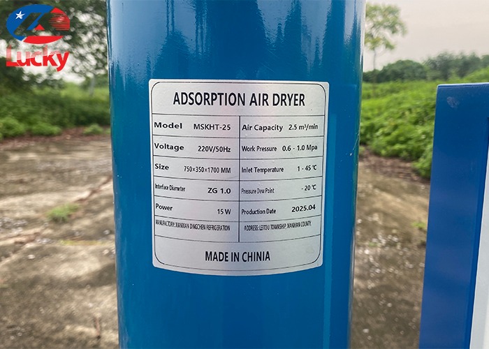 Máy sấy khí hấp thụ 2.5m3/phút