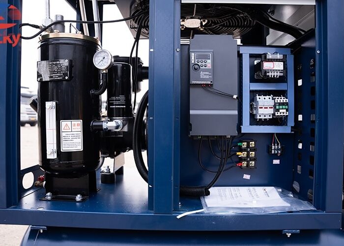 Máy nén khí trục vít tích hợp 30HP Lucky Máy nén khí trục vít tích hợp 30HP Lucky