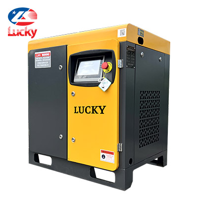 Máy nén khí trục vít cao cấp 30HP (22kW) biến tần 8bar 380V Lucky HBBT30A
