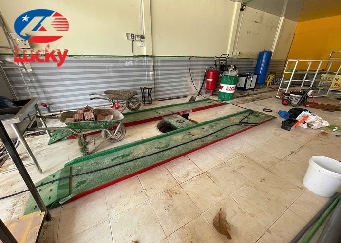 Kích thước cầu nâng 1 trụ