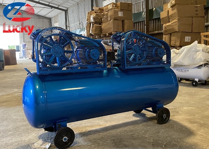 Máy nén khí 2 đầu 250 lít Lucky Sun 12 bar