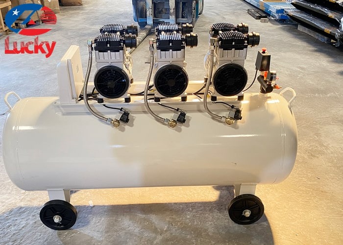 Máy nén khí không dầu 330L 6hp Lucky Sun