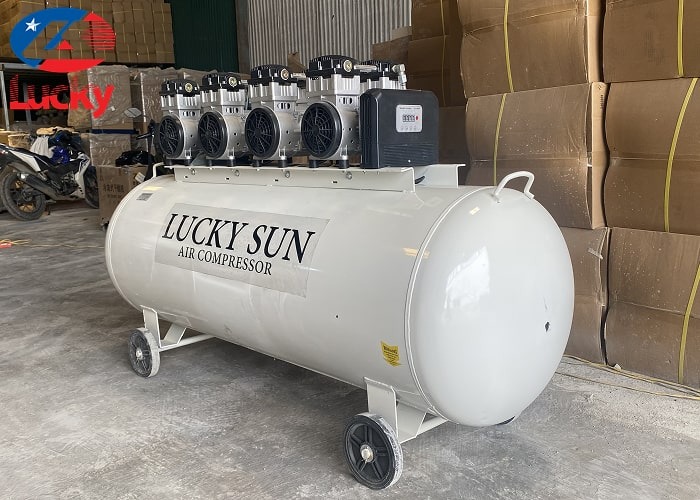 Máy nén khí không dầu 500 lít 8hp