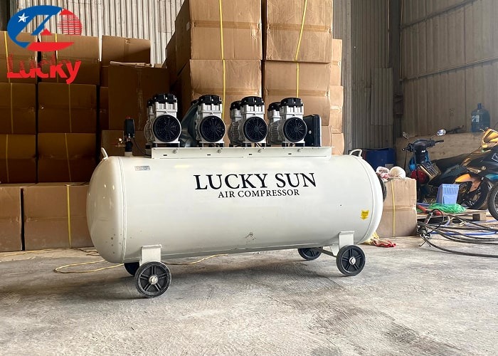 Máy nén khí không dầu 500 lít 8hp