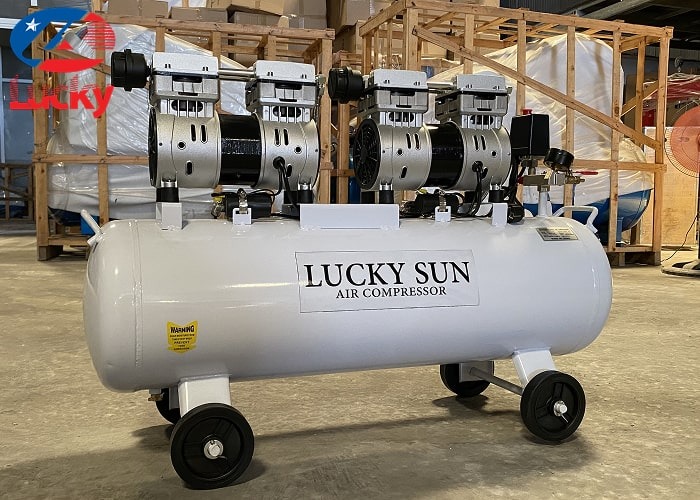Máy nén khí không dầu 2HP 70L Lucky Sun