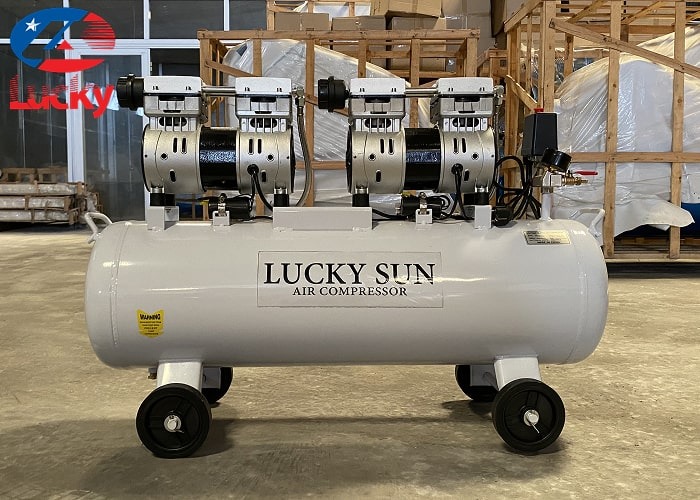 Máy nén khí không dầu 2HP 70L Lucky Sun