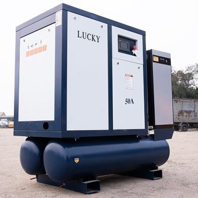 Máy nén khí trục vít tích hợp 50HP Lucky