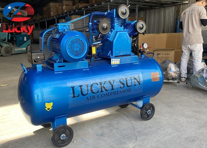 Máy nén khí không dầu 300 lít Lucky Sun