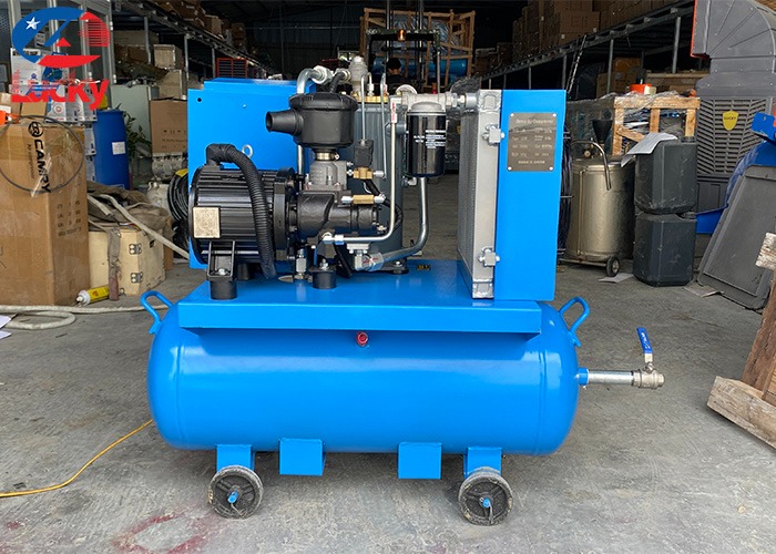 Máy nén khí trục vít di động 120L 4.5kw 220V