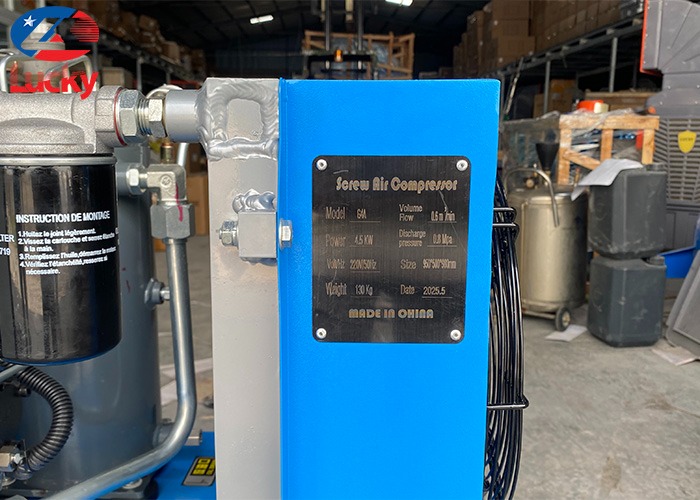 Máy nén khí trục vít di động 120L 4.5kw 220V