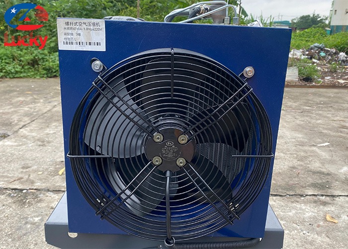 Máy nén khí trục vít di động 7.5kw biến tần 220V