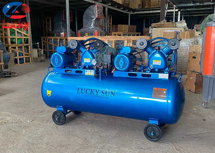 Máy nén khí 2 đầu 250 lít 8bar Lucky Sun