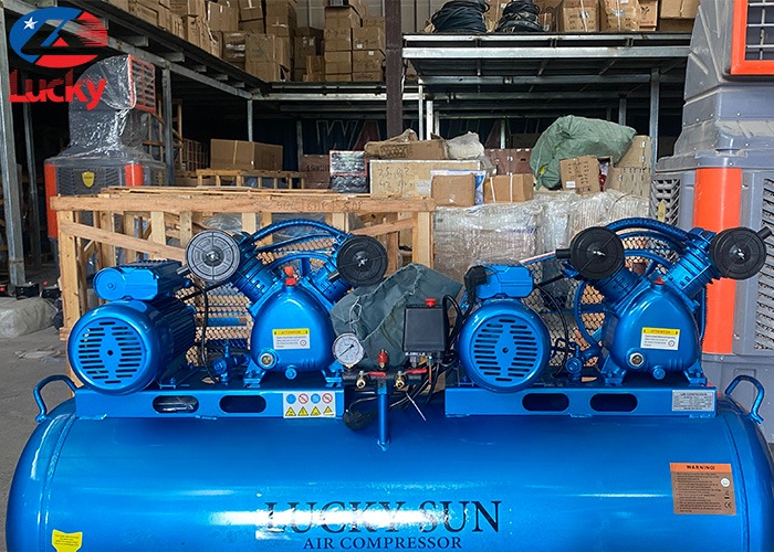Máy nén khí 2 đầu 250 lít 8bar Lucky Sun
