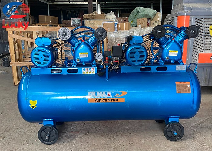 Máy nén khí Puma 2 đầu 250 lít áp 8