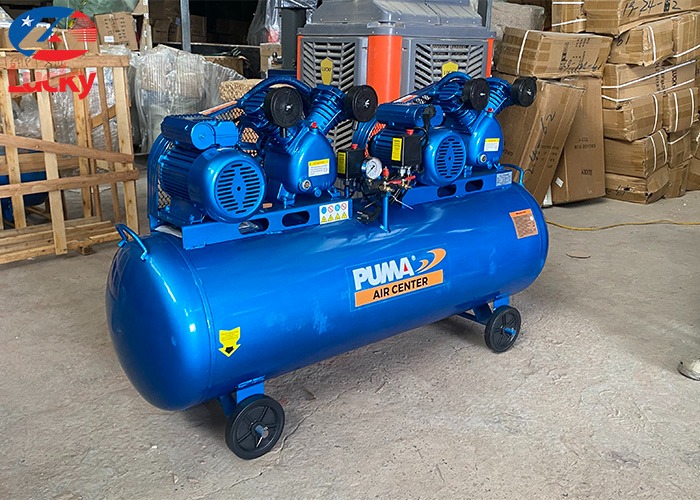 Máy nén khí Puma 2 đầu 250 lít áp 8