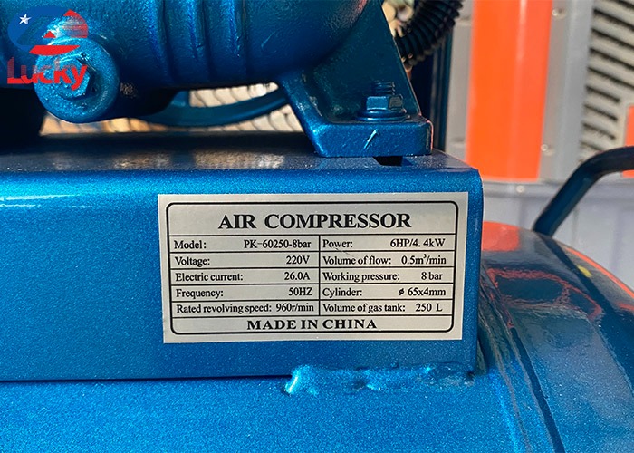 Máy nén khí Puma 2 đầu 250 lít áp 8