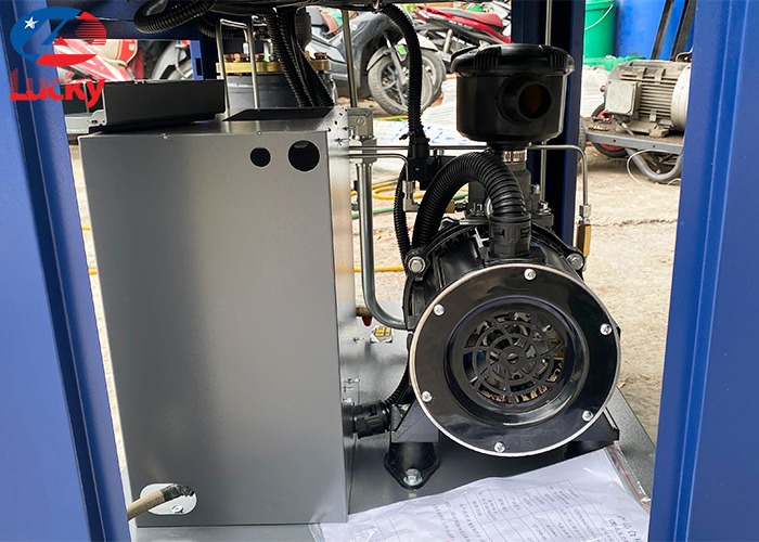 Máy nén khí trục vít 10HP 220V Lucky