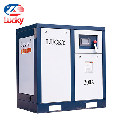 Máy nén khí trục vít 200HP (150kW) biến tần 8bar 380V Lucky BT200A